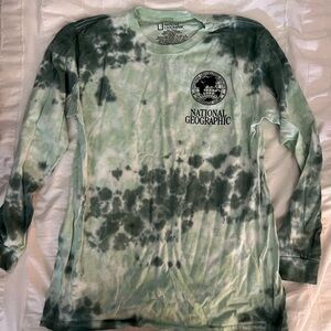 Tiedye National Geographic long sleeve tee shirt from Urban Outfitters.